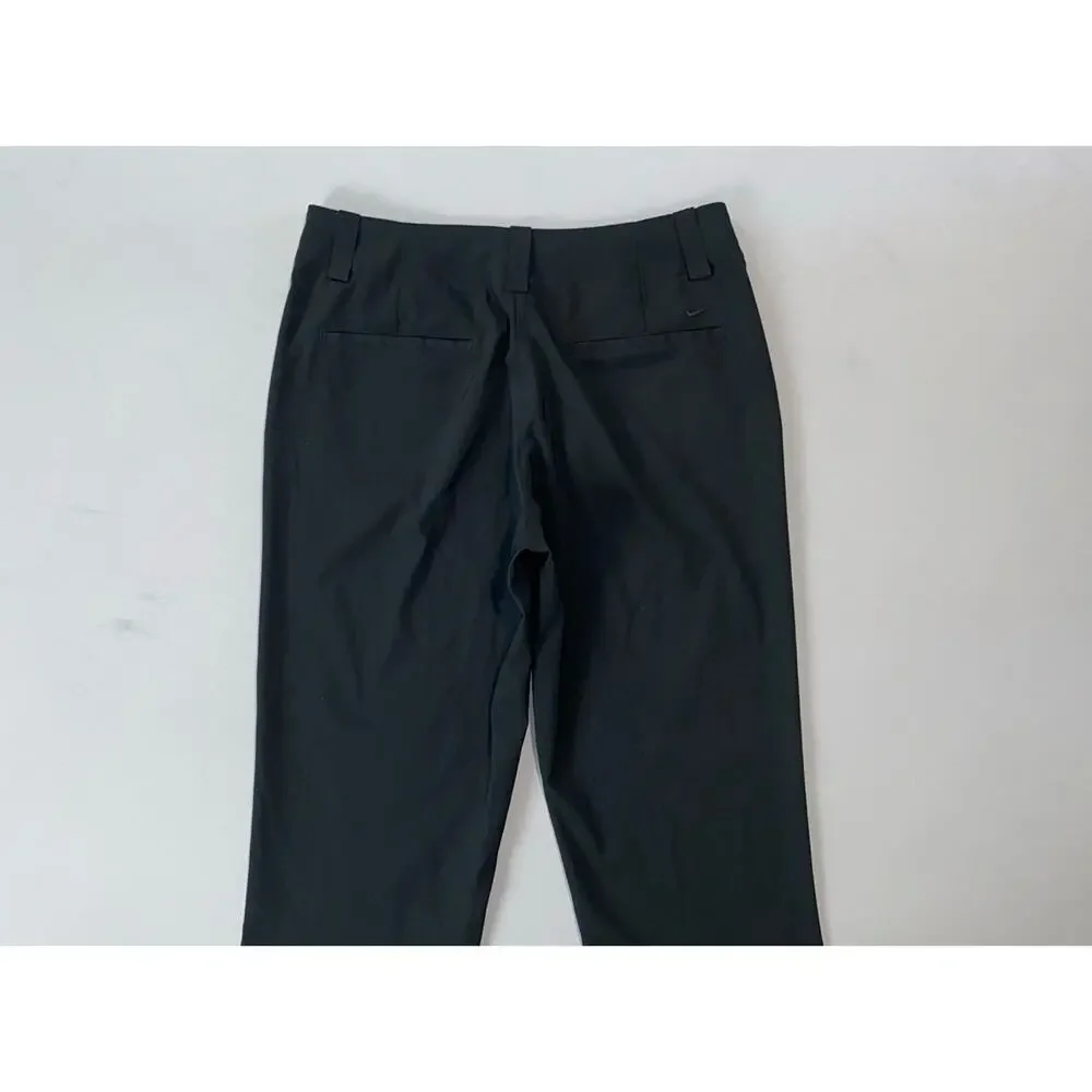 Nike 256859 Women's Dri-Fit Lightweight Performance Golf Pants. Black, 4. EUC!